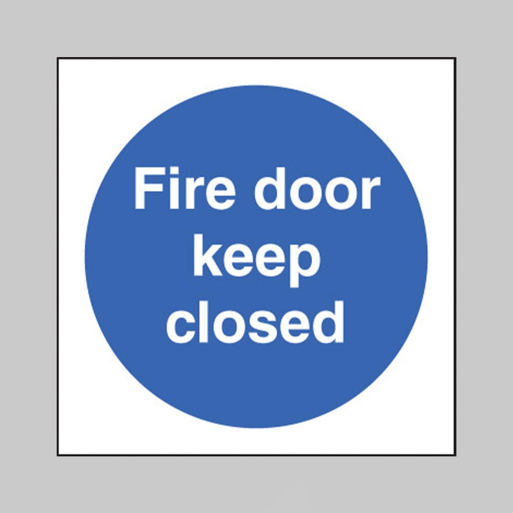 Fire Door Keep Closed Sign - Ready Set SuppliedFire Door Keep Closed SignRigid Plastic11616B