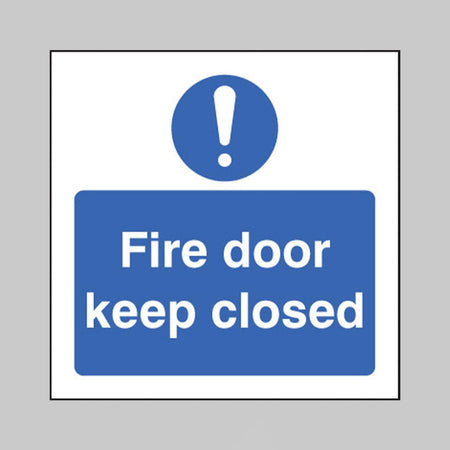 Fire Door Keep Closed Sign - Ready Set SuppliedFire Door Keep Closed SignRigid Plastic11628B