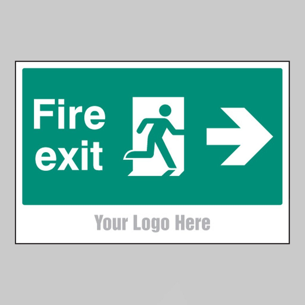 Fire Exit, Arrow Right, Builder Signs 600 x 400mm - Ready Set SuppliedFire Exit, Arrow Right, Builder Signs 600 x 400mm55789