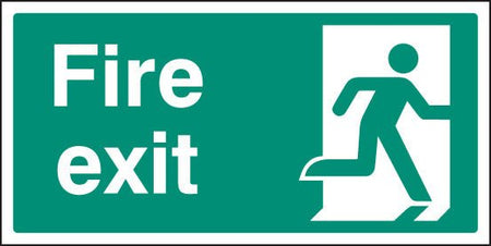 Fire Exit Floor Graphic 400 x 200mm - Ready Set SuppliedFire Exit Floor Graphic 400 x 200mm58809