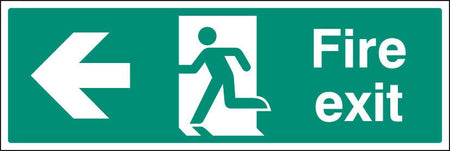 Fire Exit Left Floor Graphic 600 x 200mm - Ready Set SuppliedFire Exit Left Floor Graphic 600 x 200mm58813