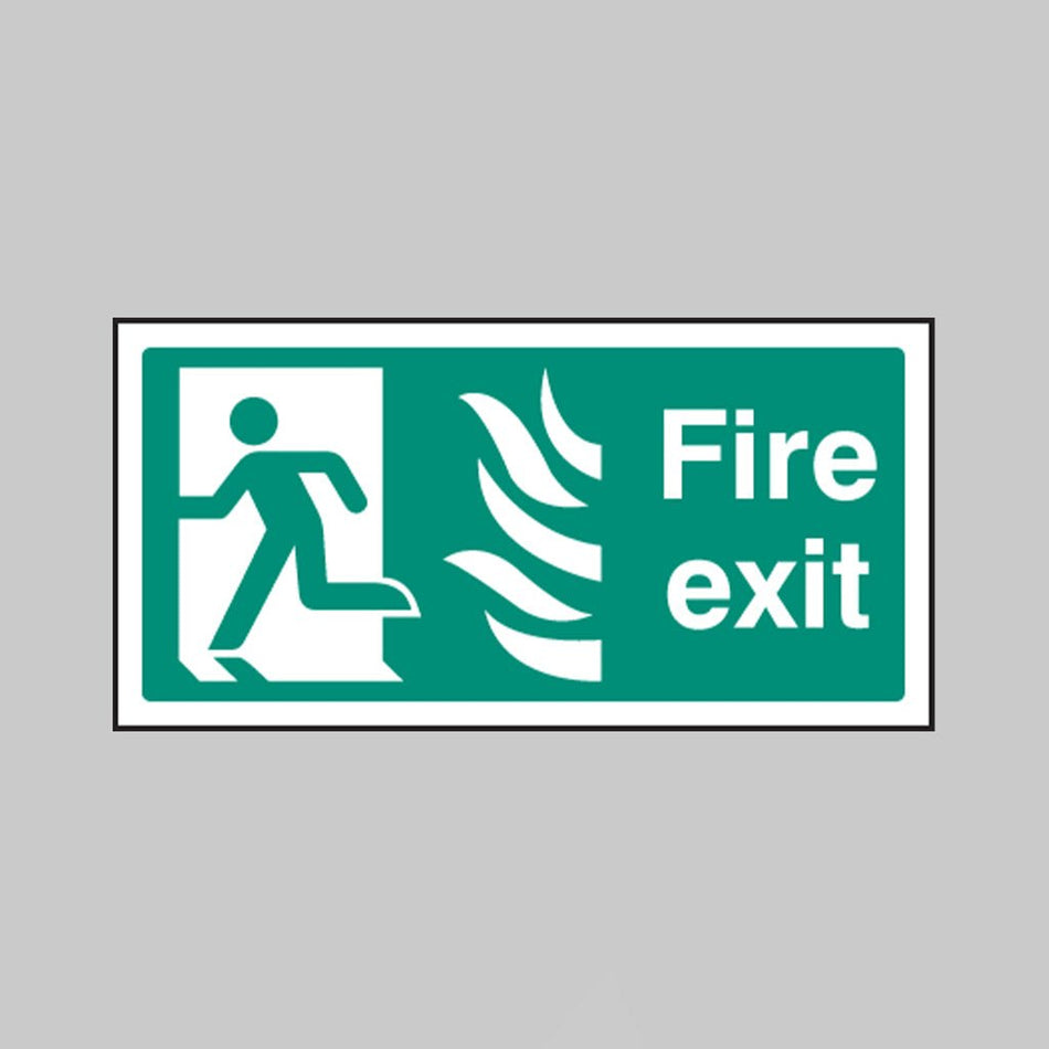 Fire Exit Left - Htm Sign - Ready Set SuppliedFire Exit Left - Htm SignRigid Plastic12081J