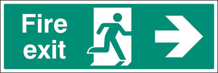 Fire Exit Right Floor Graphic 600 x 200mm - Ready Set SuppliedFire Exit Right Floor Graphic 600 x 200mm58815
