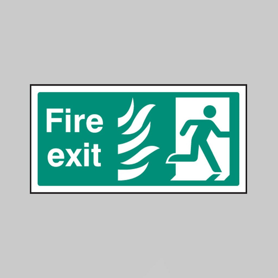 Fire Exit Right - Htm Sign - Ready Set SuppliedFire Exit Right - Htm SignRigid Plastic12082J