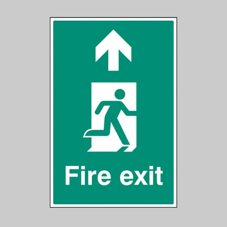 Fire Exit Up Floor Graphic 400 x 600mm (External Grade) - Ready Set SuppliedFire Exit Up Floor Graphic 400 x 600mm (External Grade)53586