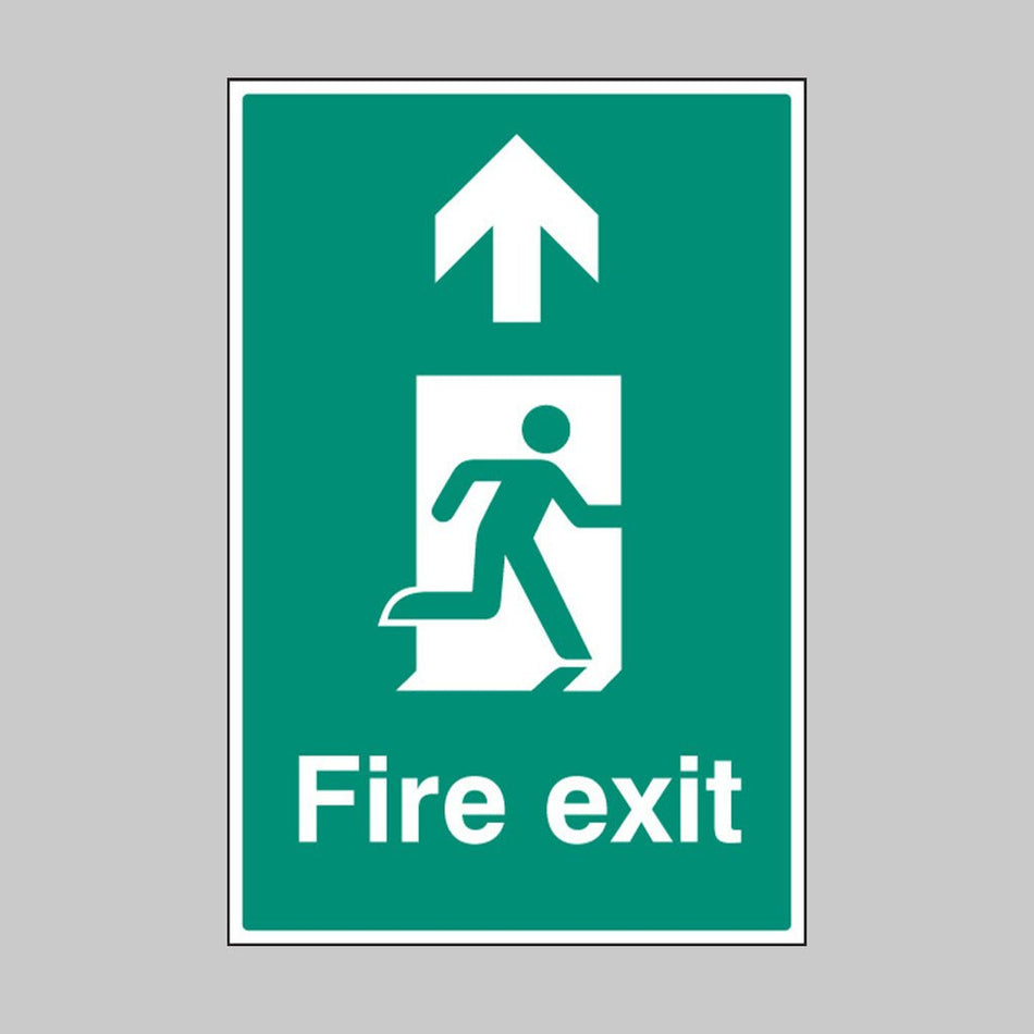 Fire Exit Up Floor Graphic 400 x 600mm - Ready Set SuppliedFire Exit Up Floor Graphic 400 x 600mm58826