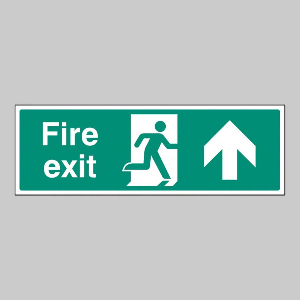 Fire Exit Up Floor Graphic 600 x 200mm (External Grade) - Ready Set SuppliedFire Exit Up Floor Graphic 600 x 200mm (External Grade)53553