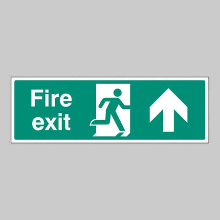 Fire Exit Up Floor Graphic 600 x 200mm (External Grade) - Ready Set SuppliedFire Exit Up Floor Graphic 600 x 200mm (External Grade)53553