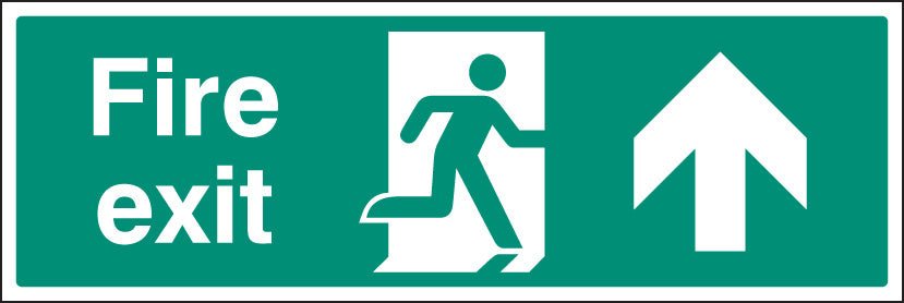 Fire Exit Up Floor Graphic 600 x 200mm - Ready Set SuppliedFire Exit Up Floor Graphic 600 x 200mm58811