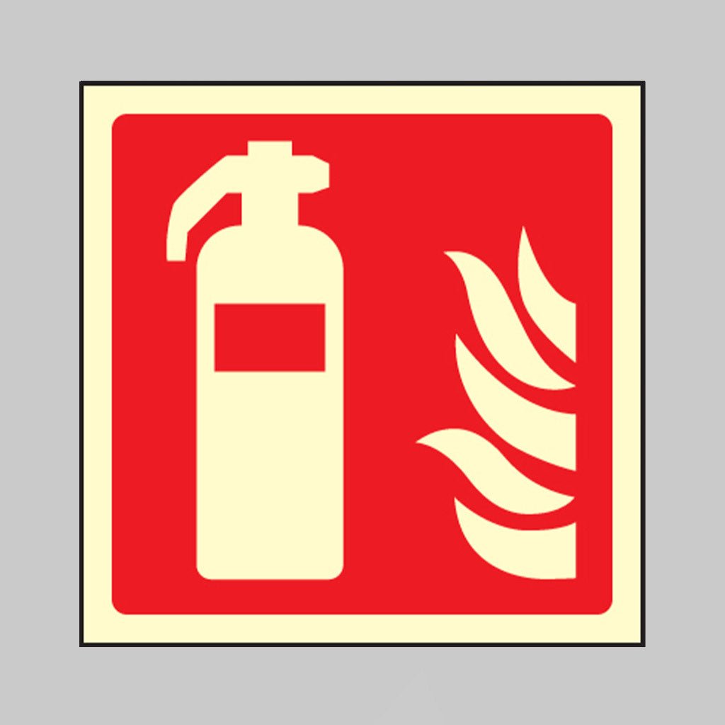 Fire Extinguisher Symbol Sign - Ready Set SuppliedFire Extinguisher Symbol SignUltra Bright (Class C) Photoluminescent Rigid31018C