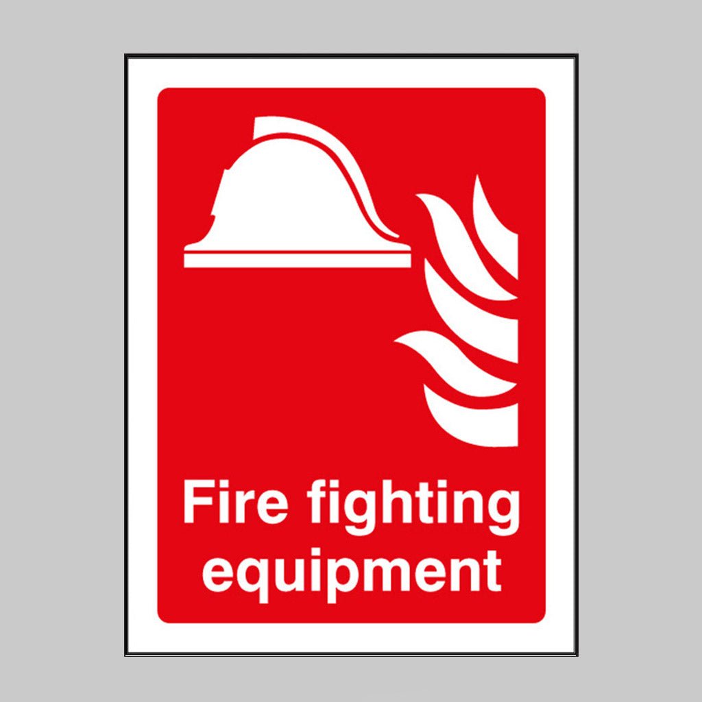 Fire Fighting Equipment Sign - Ready Set SuppliedFire Fighting Equipment SignRigid Plastic11067E