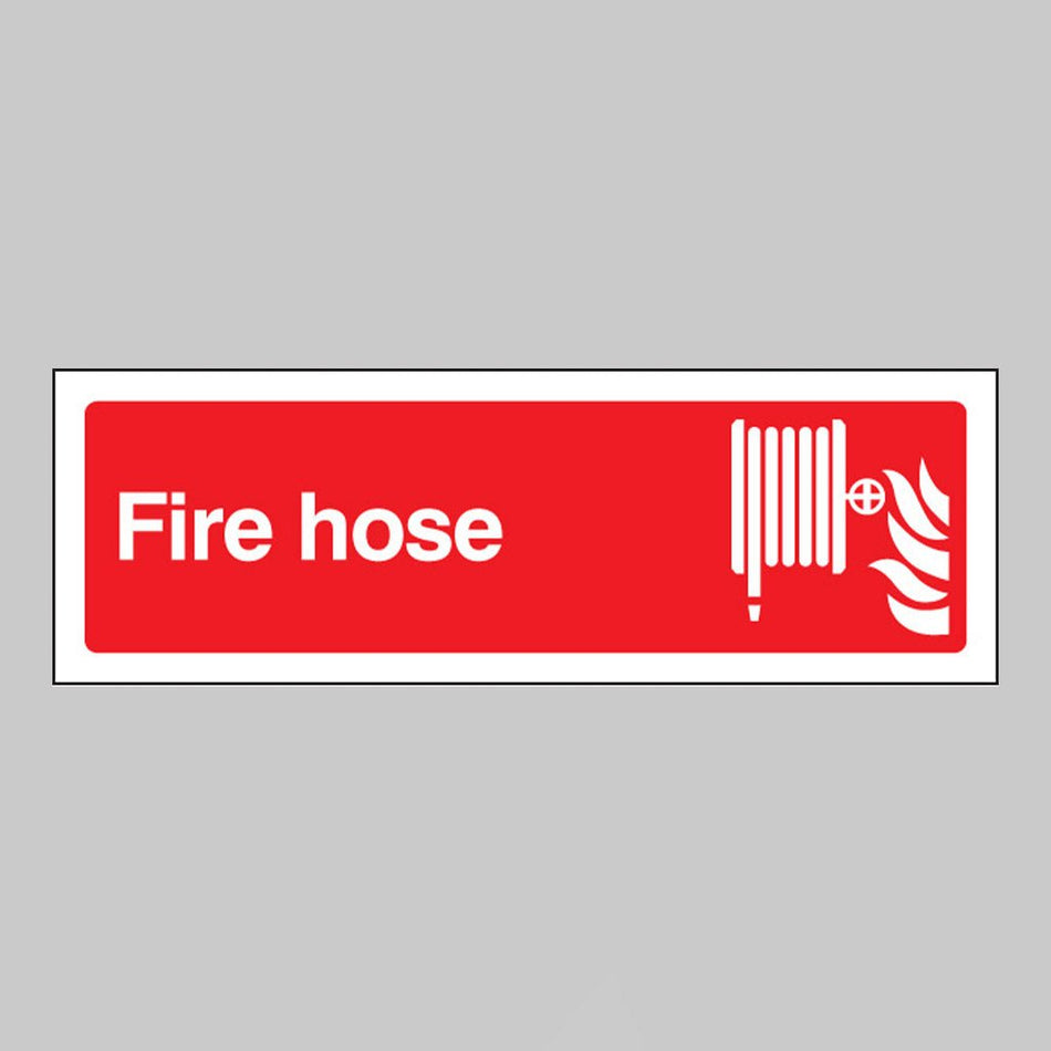 Fire Hose Sign - Ready Set SuppliedFire Hose SignRigid Plastic11024G