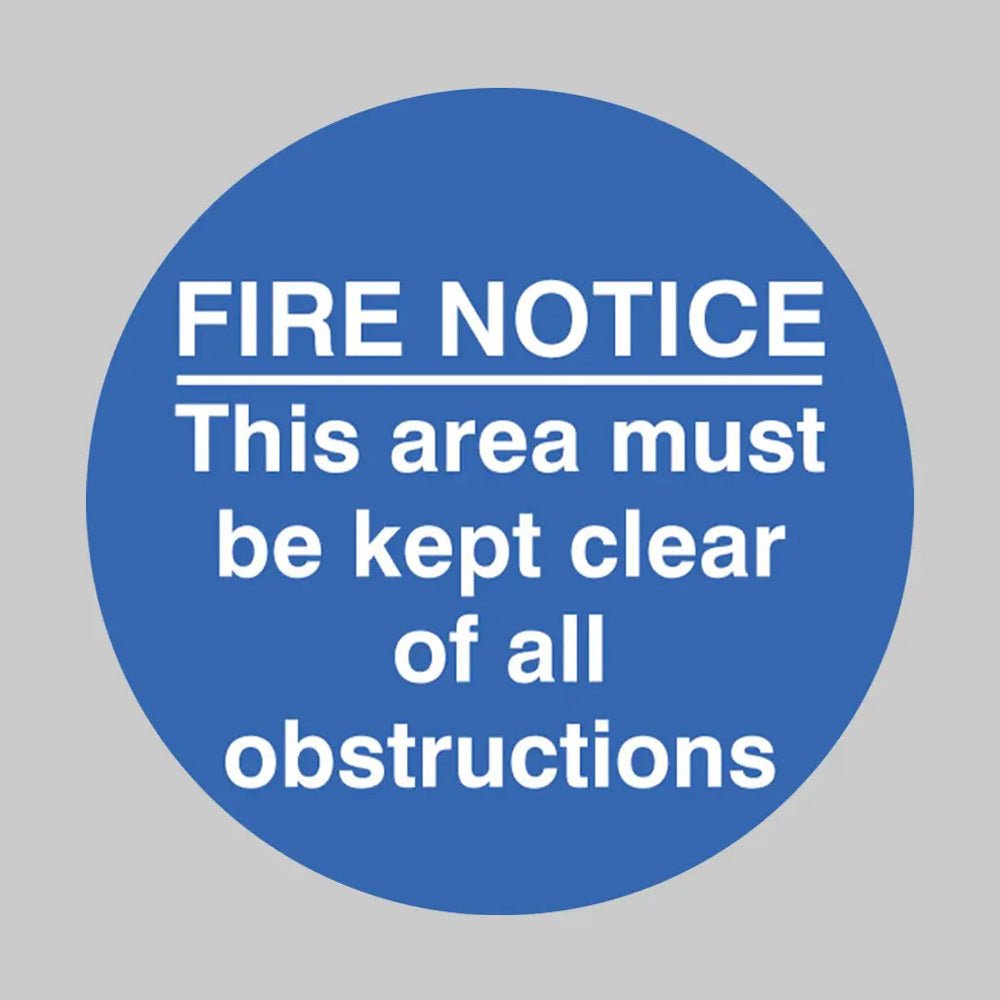 Fire Notice This Area Etc Floor Graphic 400mm Dia (External Grade) - Ready Set SuppliedFire Notice This Area Etc Floor Graphic 400mm Dia (External Grade)53549