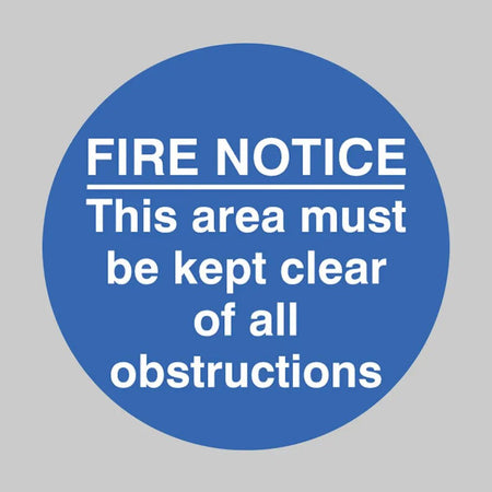 Fire Notice This Area Etc Floor Graphic 400mm Dia (External Grade) - Ready Set SuppliedFire Notice This Area Etc Floor Graphic 400mm Dia (External Grade)53549