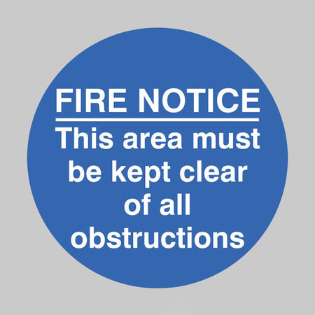 Fire Notice This Area Etc Floor Graphic 400mm Dia - Ready Set SuppliedFire Notice This Area Etc Floor Graphic 400mm Dia58805