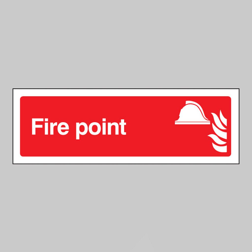 Fire Point Sign - Ready Set SuppliedFire Point SignRigid Plastic11026G