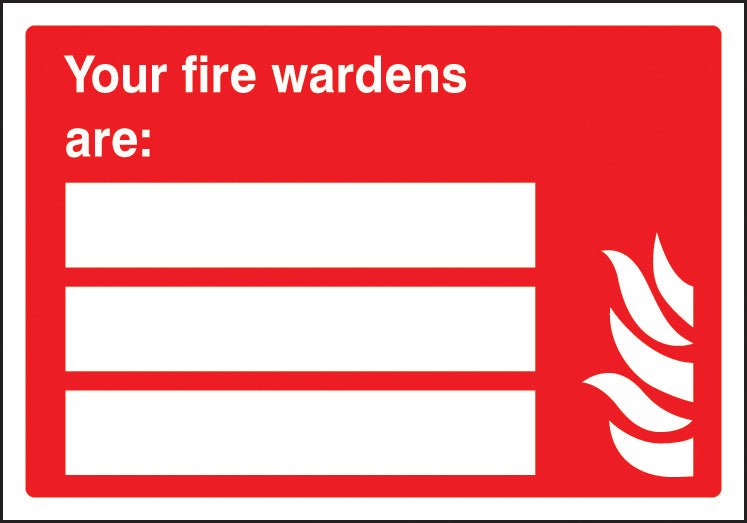 Fire Warden Adapt-a-Sign - 3 People - Ready Set SuppliedFire Warden Adapt-a-Sign - 3 People51037