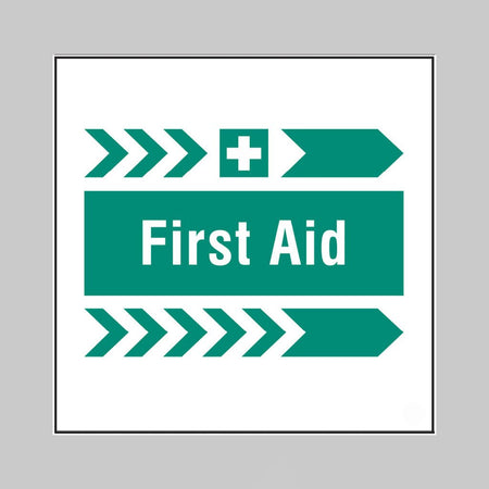 First Aid, Arrow Right Builder Signs 400 x 400mm - Ready Set SuppliedFirst Aid, Arrow Right Builder Signs 400 x 400mm55728