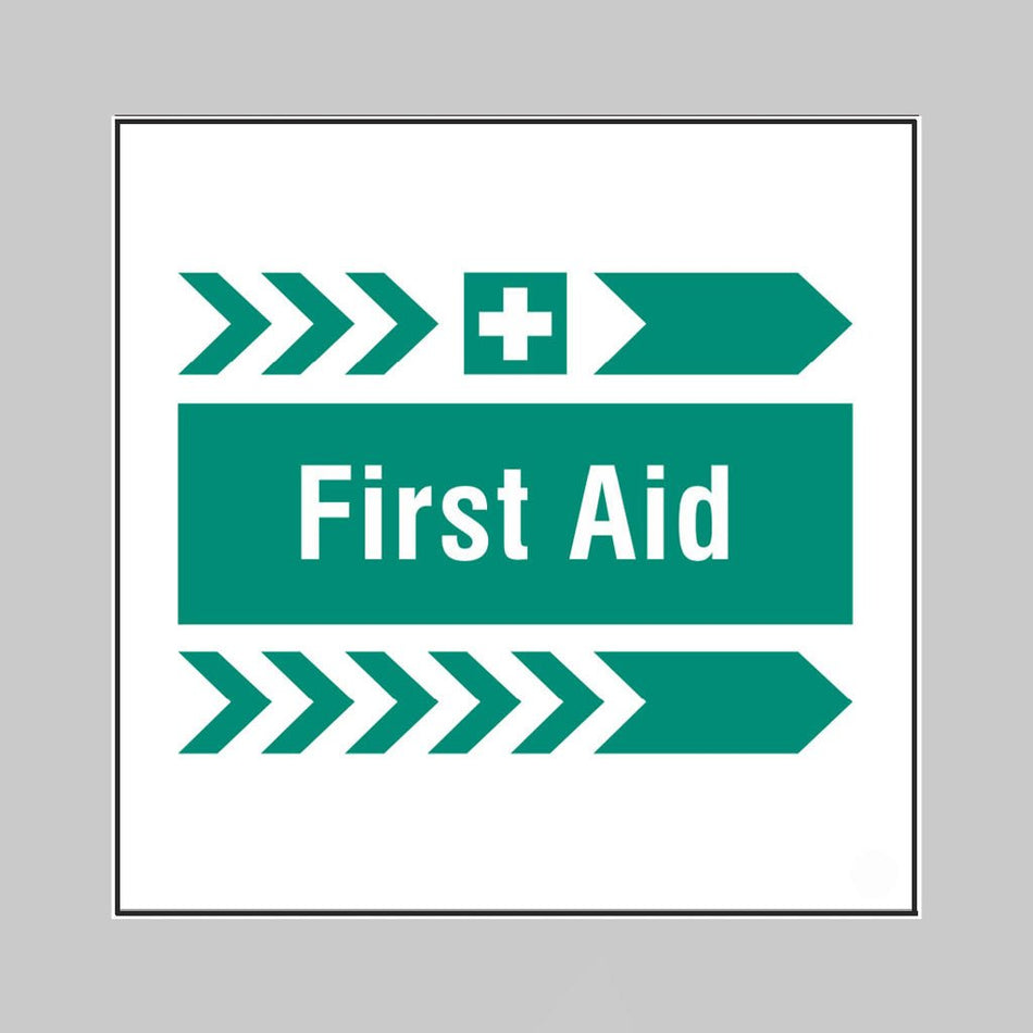 First Aid, Arrow Right Builder Signs 400 x 400mm - Ready Set SuppliedFirst Aid, Arrow Right Builder Signs 400 x 400mm55728