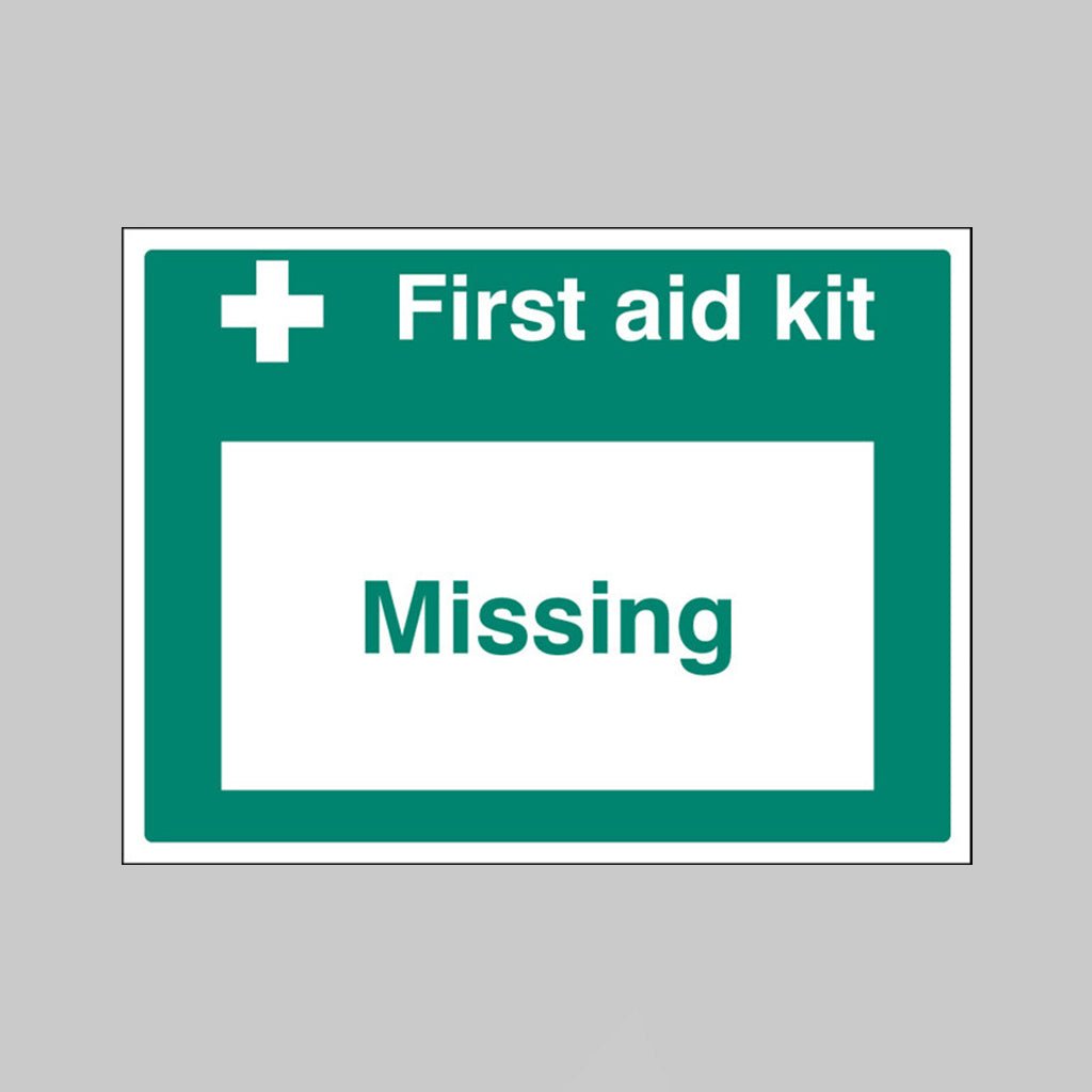 First Aid Kit Missing - Ready Set SuppliedFirst Aid Kit MissingRigid Plastic16076K
