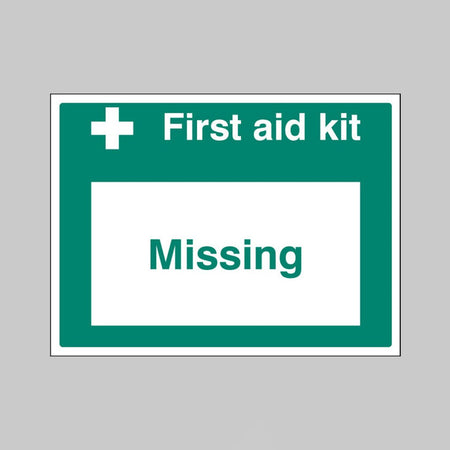 First Aid Kit Missing - Ready Set SuppliedFirst Aid Kit MissingRigid Plastic16076K