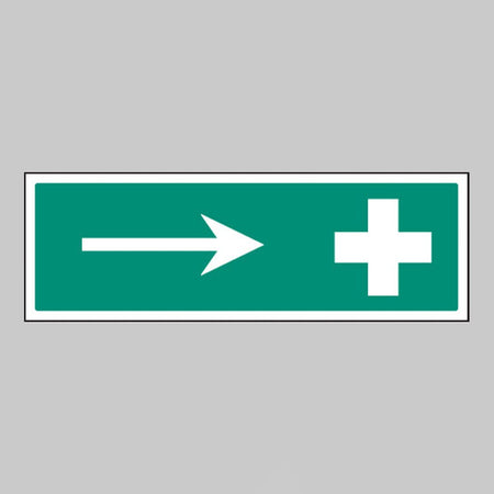 First Aid Right Symbol Sign - Ready Set SuppliedFirst Aid Right Symbol SignRigid Plastic16013G