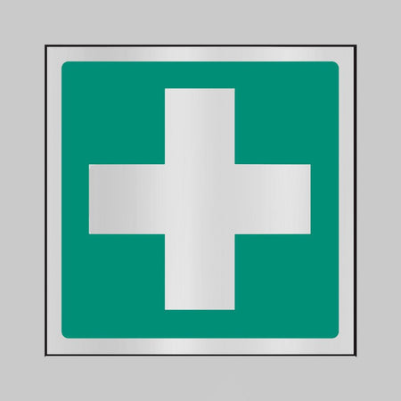 First Aid Symbol 100 x 100mm Aluminium Sign - Ready Set SuppliedFirst Aid Symbol 100 x 100mm Aluminium Sign59055