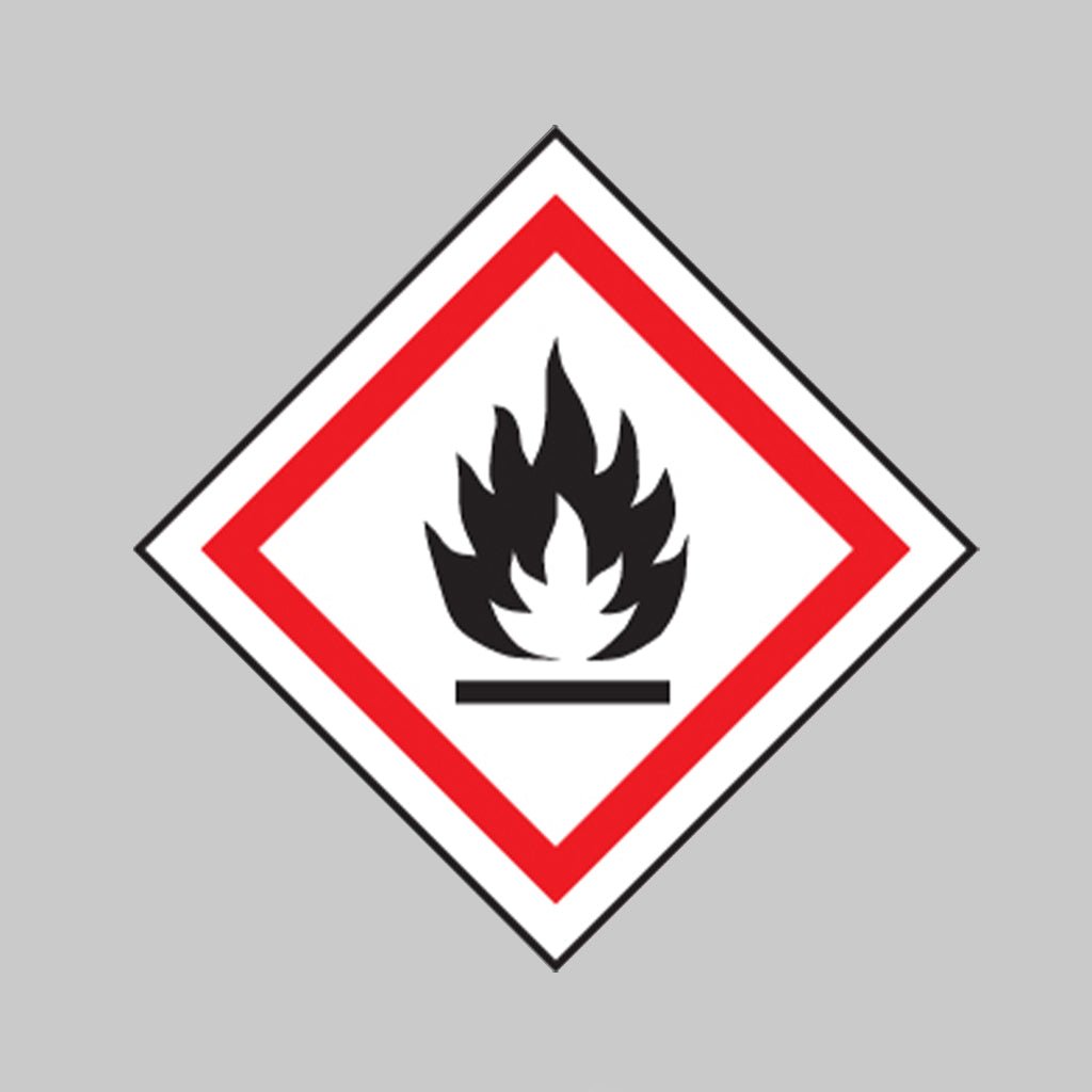 Flammable GHS Label - Ready Set SuppliedFlammable GHS LabelRigid Plastic14541U