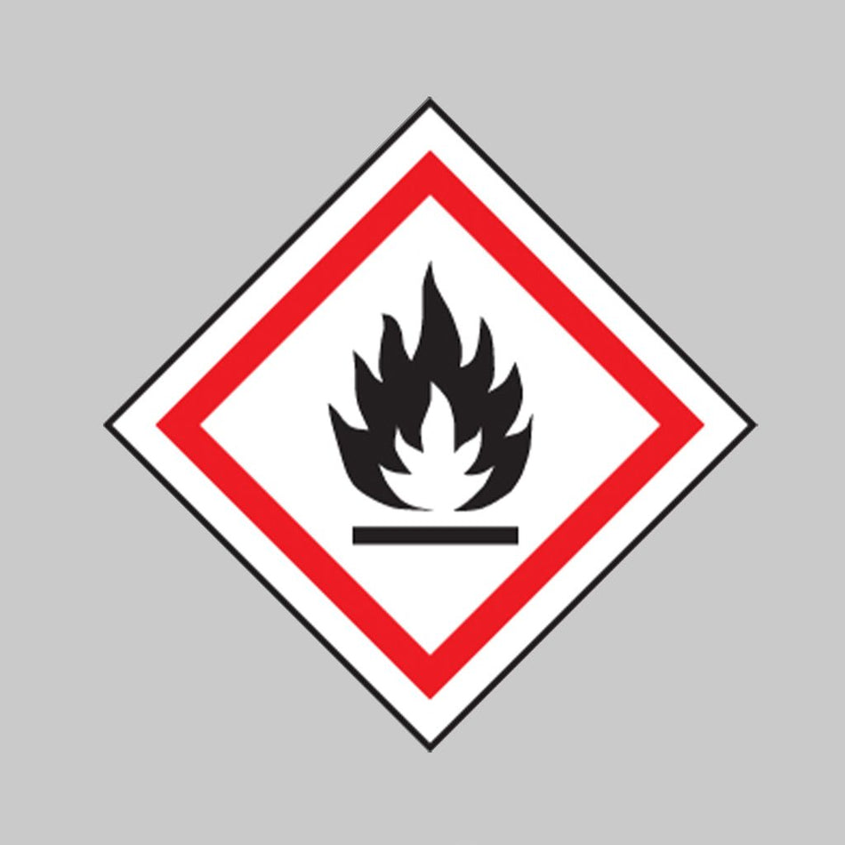 Flammable GHS Label - Ready Set SuppliedFlammable GHS LabelRigid Plastic14541U