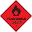 Flammable Liquid 3 Roll of 100 Self Adhesive Vinyl Labels 100 x 100mm - Ready Set SuppliedFlammable Liquid 3 Roll of 100 Self Adhesive Vinyl Labels 100 x 100mm59738
