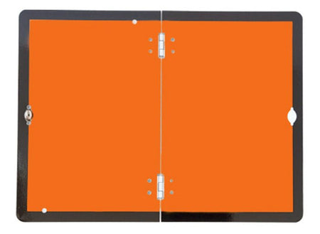 Folding Hazard Warning Vehicle Plate 400 x 300mm Reflective Aluminium - Ready Set SuppliedFolding Hazard Warning Vehicle Plate 400 x 300mm Reflective Aluminium56327