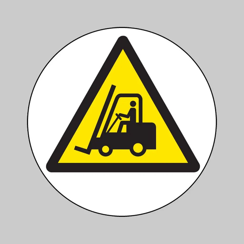 Forklift Truck Floor Graphic 400mm Dia (External Grade) - Ready Set SuppliedForklift Truck Floor Graphic 400mm Dia (External Grade)53547