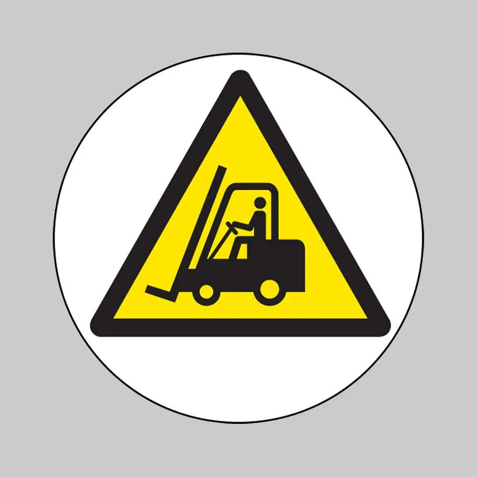 Forklift Truck Floor Graphic 400mm Dia (External Grade) - Ready Set SuppliedForklift Truck Floor Graphic 400mm Dia (External Grade)53547