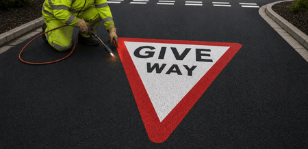 Give way Sign Road Markings - Ready Set SuppliedGive way Sign Road Markings1200mm x 1200mm