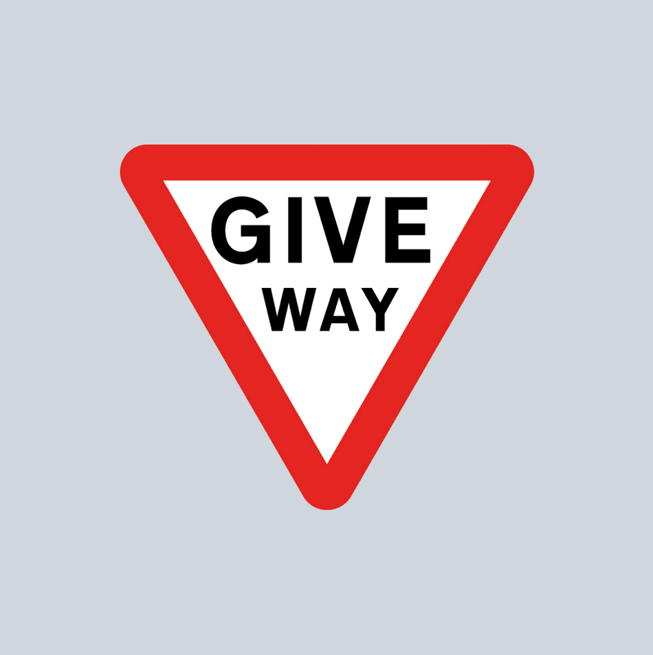 Give way Sign Road Markings - Ready Set SuppliedGive way Sign Road Markings1200mm x 1200mm