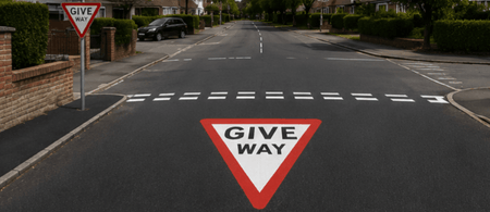 Give way Sign Road Markings - Ready Set SuppliedGive way Sign Road Markings1200mm x 1200mm