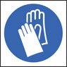 Gloves Roll of 100 Self Adhesive Vinyl Labels 50 x 50mm - Ready Set SuppliedGloves Roll of 100 Self Adhesive Vinyl Labels 50 x 50mm59715