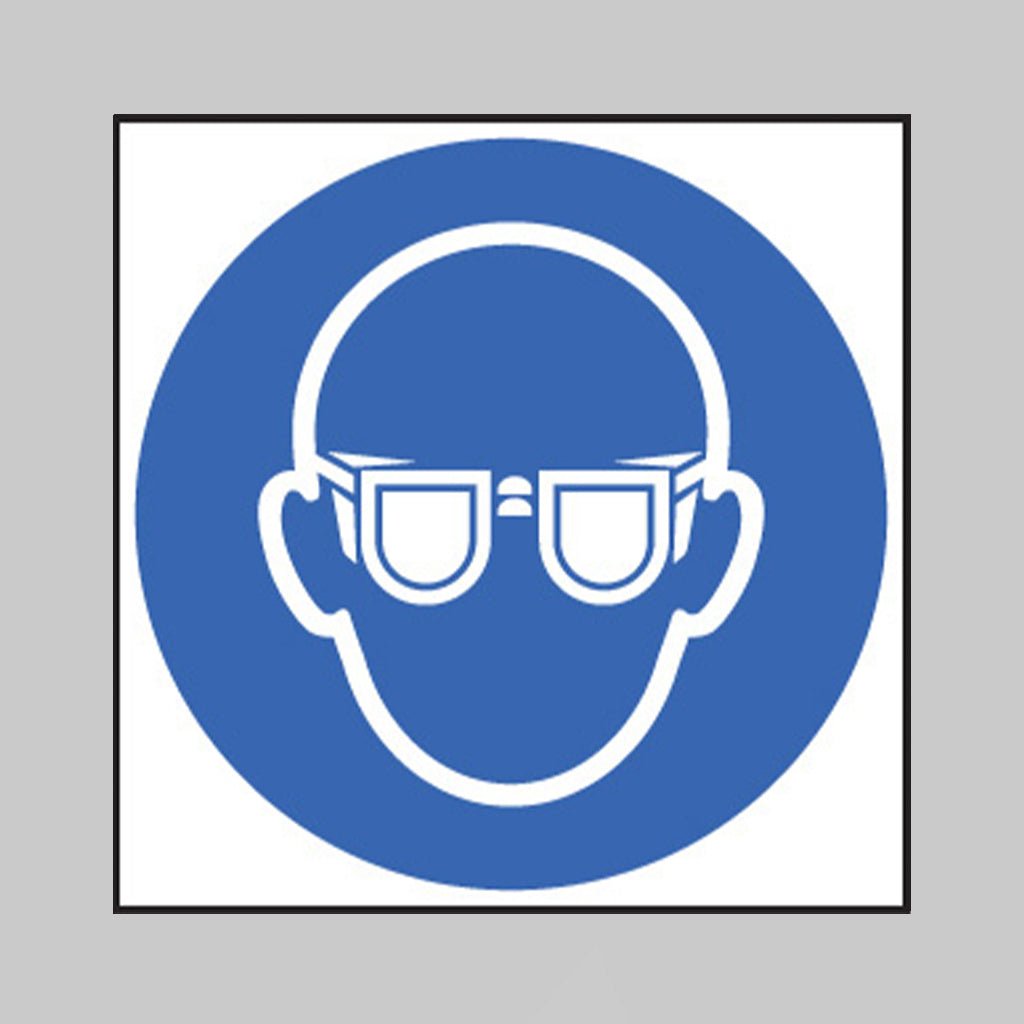 Goggles Symbol Sign - Ready Set SuppliedGoggles Symbol SignRigid Plastic15006F