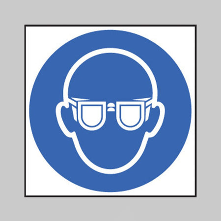 Goggles Symbol Sign - Ready Set SuppliedGoggles Symbol SignRigid Plastic15006F