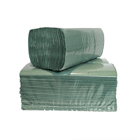 GREEN C - FOLD HAND TOWELS 1 PLY 240 SHEET (BOX OF 12) - Ready Set SuppliedGREEN C - FOLD HAND TOWELS 1 PLY 240 SHEET (BOX OF 12)100