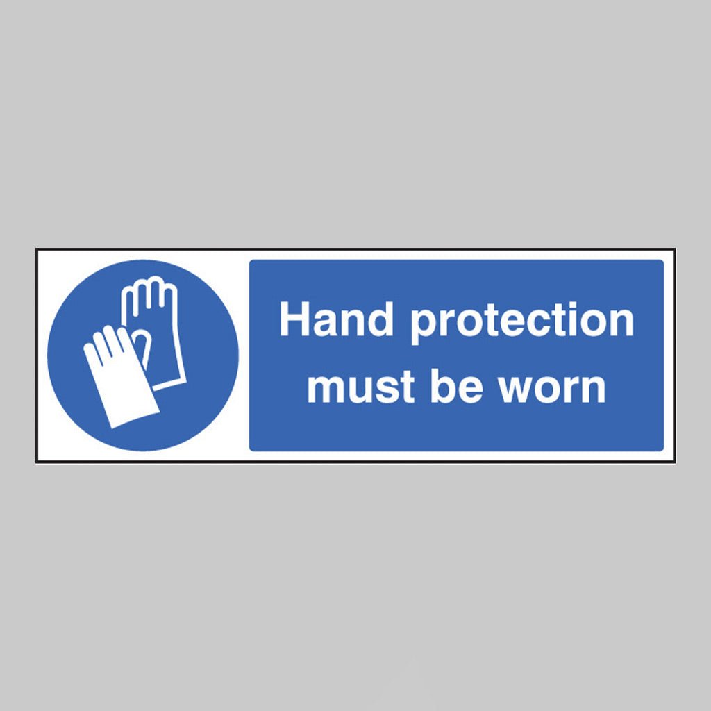 Hand Protection Must Be Worn Sign - Ready Set SuppliedHand Protection Must Be Worn SignRigid Plastic15203G
