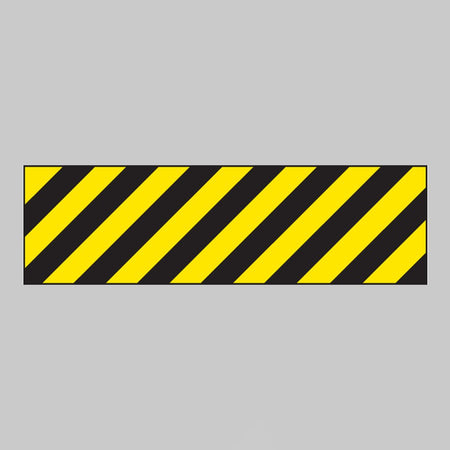 Hazard Marker 600 x 150mm Reflective Aluminium Left Hand - Ready Set SuppliedHazard Marker 600 x 150mm Reflective Aluminium Left Hand56498