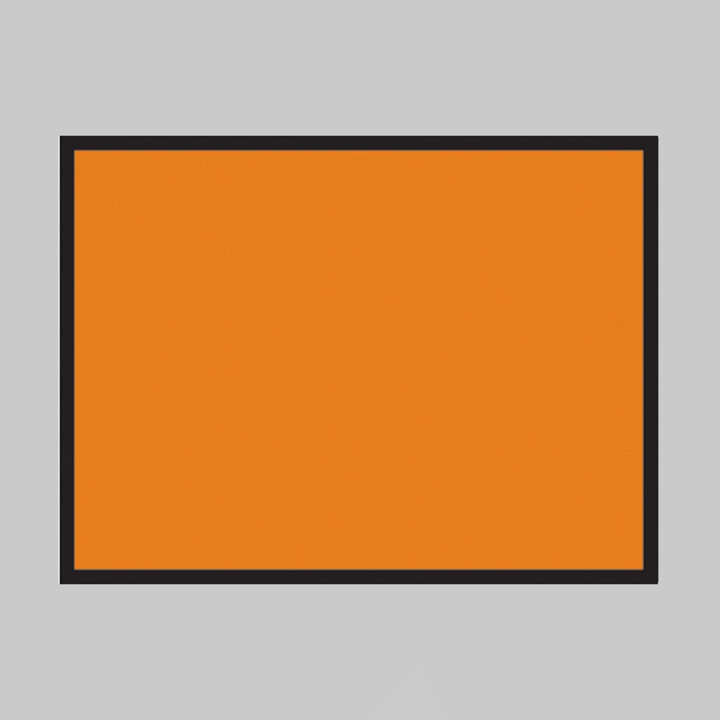 Hazard Warning Vehicle Plate 400 x 300mm Reflective Self Adhesive Vinyl - Ready Set SuppliedHazard Warning Vehicle Plate 400 x 300mm Reflective Self Adhesive Vinyl56237