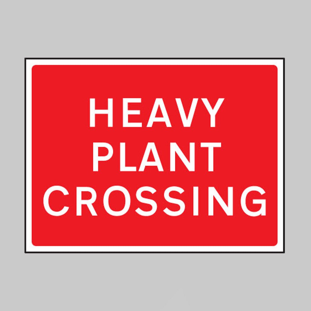Heavy Plant Crossing 1050 x 750mm Class RA1 Zintec Sign - Ready Set SuppliedHeavy Plant Crossing 1050 x 750mm Class RA1 Zintec Sign57918