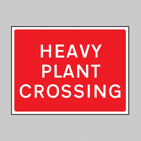 Heavy Plant Crossing 1050 x 750mm Class RA1 Zintec Sign - Ready Set SuppliedHeavy Plant Crossing 1050 x 750mm Class RA1 Zintec Sign57918