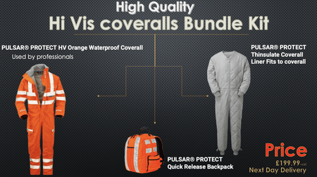 Hi Vis Coverall Bundle Kit - Ready Set SuppliedHi Vis Coverall Bundle KitSmall