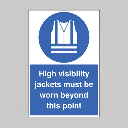 High Vis Jackets Must Be Worn Beyond This Point Floor Graphic 400 x 600mm - Ready Set SuppliedHigh Vis Jackets Must Be Worn Beyond This Point Floor Graphic 400 x 600mm58820