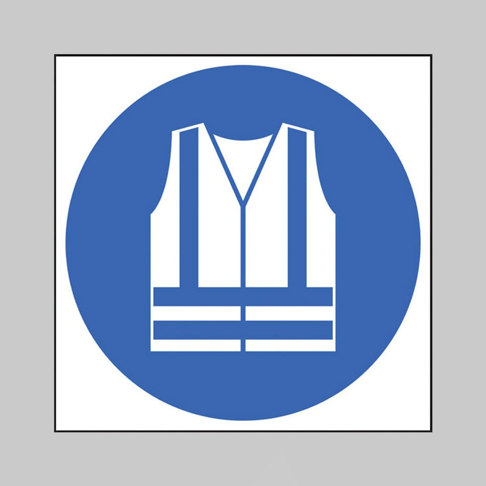 Hivis Symbol Sign - Ready Set SuppliedHivis Symbol SignRigid Plastic15419F