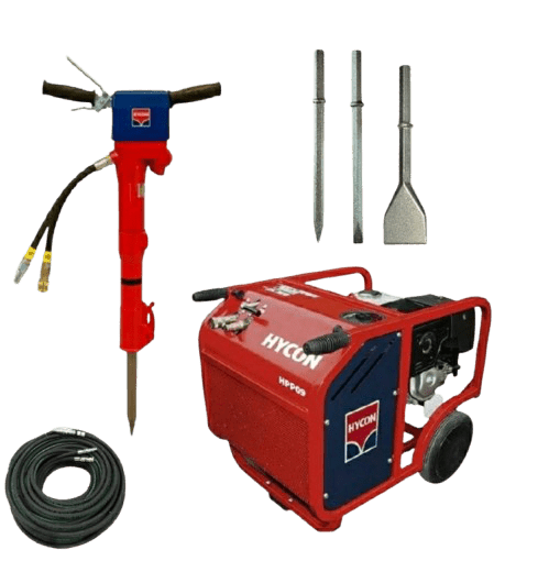 Hycon HPP09 Hydraulic Power Pack & HH20RV Breaker (Package) - Ready Set SuppliedHycon HPP09 Hydraulic Power Pack & HH20RV Breaker (Package)