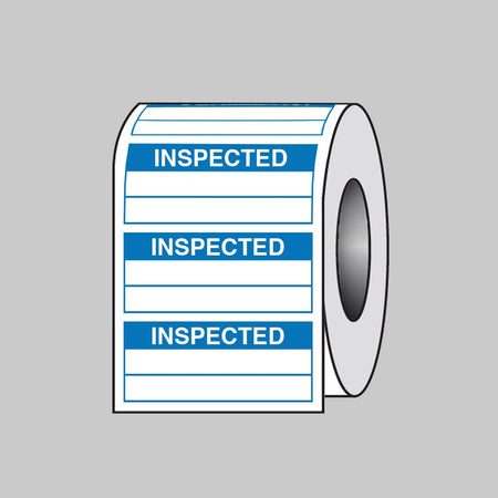 Inspected Labels Roll of 100 - Ready Set SuppliedInspected Labels Roll of 10059758